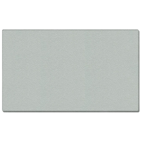 Ghent Bulletin Board, Vinyl, 4 ft H x 6 ft W, Silver 12UV46-W193